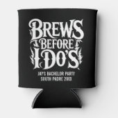 Heavy Metal Custom Bachelor Party Rock N' Roll Blikjeskoeler (Voorkant)