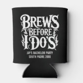 Heavy Metal Custom Bachelor Party Rock N' Roll Blikjeskoeler (Achterkant)