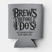 Heavy Metal Custom Bachelor Party Rock N' Roll Blikjeskoeler (Voorkant)