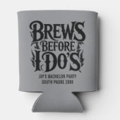 Heavy Metal Custom Bachelor Party Rock N' Roll Blikjeskoeler (Achterkant)