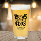 Heavy Metal Custom Bachelor Party Rock N' Roll Glas