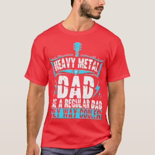 Heavy Metal Dad Metalhead Gitaar Muzikant Band T-shirt