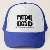 Heavy Metal Dad Rocker Cool Music Trucker Pet (Voorkant)