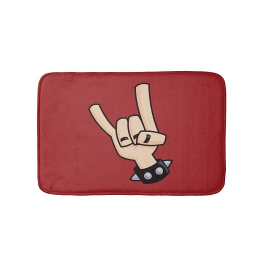 Heavy Metal Devil Horns Badmat (Voorkant)