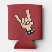Heavy Metal Devil Horns Blikjeskoeler (Achterkant)