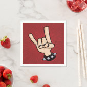 Heavy Metal Devil Horns Servet (Insitu)