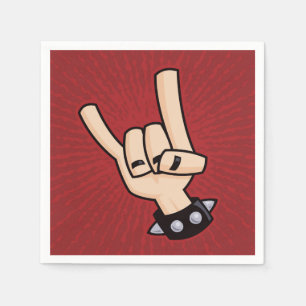 Heavy Metal Devil Horns Servet