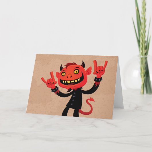 Heavy Metal Devil Kaart (Voorkant)