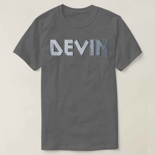 Heavy metal Devin T-shirt (Design voorkant)
