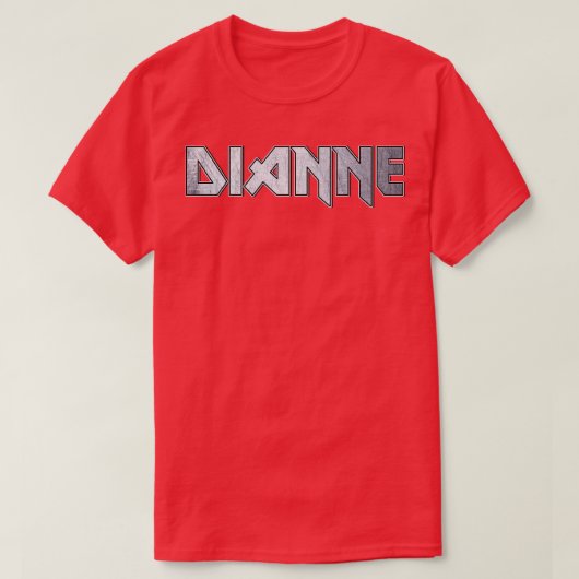 Heavy metal Dianne T-shirt (Design voorkant)