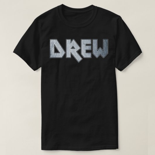 Heavy metal Drew T-shirt (Design voorkant)