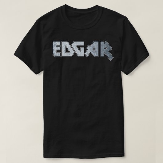 Heavy metal Edgar T-shirt (Design voorkant)