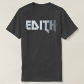 Heavy metal Edith T-shirt (Design voorkant)