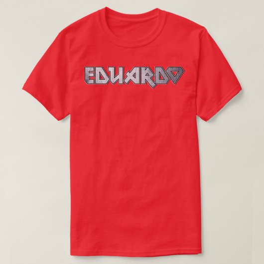 Heavy metal Eduardo T-shirt (Design voorkant)