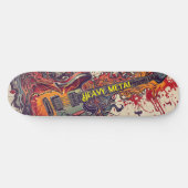 Heavy Metal elektrische gitaar Persoonlijk Skateboard (Horizontaal)