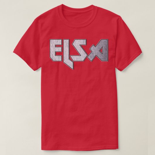 Heavy metal Elsa T-shirt (Design voorkant)