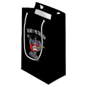 Heavy Metal Fan Grappige Muziek Pun Dark BG Klein Cadeauzakje (Voorkant Gekanteld)
