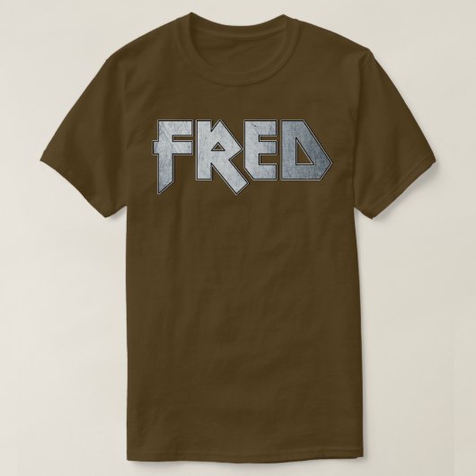 Heavy metal Fred T-shirt (Design voorkant)