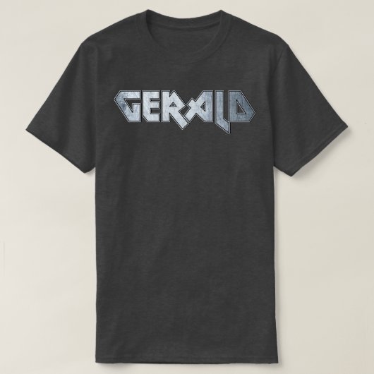 Heavy metal Gerald T-shirt (Design voorkant)