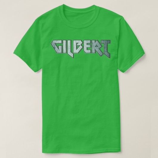 Heavy metal Gilbert T-shirt (Design voorkant)