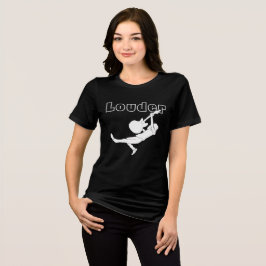 Heavy Metal Gitarist Houd ervan luid Tri-Blend Shirt