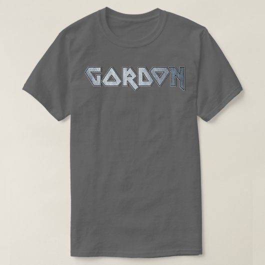 Heavy metal Gordon T-shirt (Design voorkant)