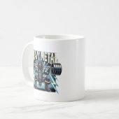 Heavy Metal - Grappige Lifting Gym Workout Fitness Koffiemok (Voorkant links)