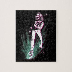Heavy Metal Guitar Player Legpuzzel