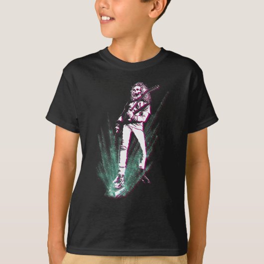 Heavy Metal Guitar Player T-shirt (Voorkant)