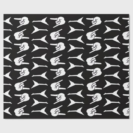 Heavy Metal Guitar Rockin'  Cadeaupapier (Vlak)