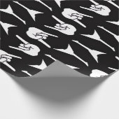 Heavy Metal Guitar Rockin'  Cadeaupapier (Hoek)