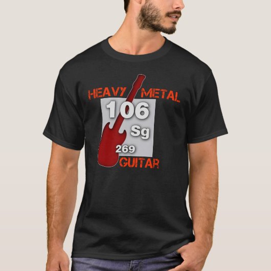 Heavy Metal Guitar T-shirt (Voorkant)