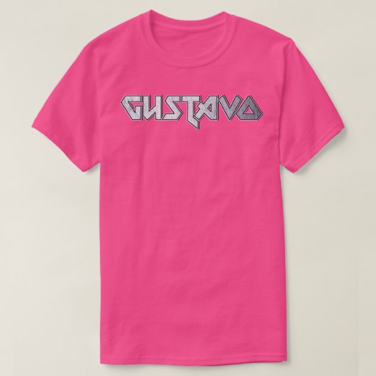 Heavy metal Gustavo T-shirt (Design voorkant)