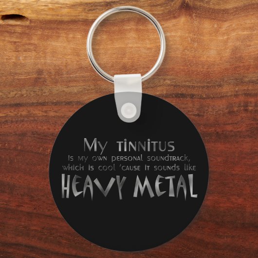 Heavy Metal Hearing Sleutelhanger (Voorkant)