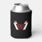 Heavy Metal Heart Blikjeskoeler (Blikje Voorkant)