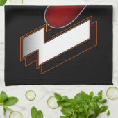 Heavy Metal Heart Theedoek (Gevouwen)