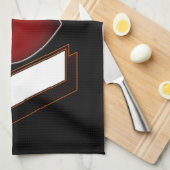 Heavy Metal Heart Theedoek (Quarter Fold)