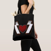 Heavy Metal Heart Tote Bag (Dichtbij)