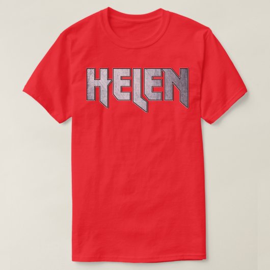 Heavy metal Helen T-shirt (Design voorkant)