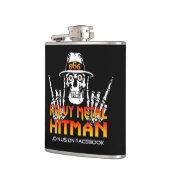 Heavy Metal Hitman Flask Heupfles (Links)