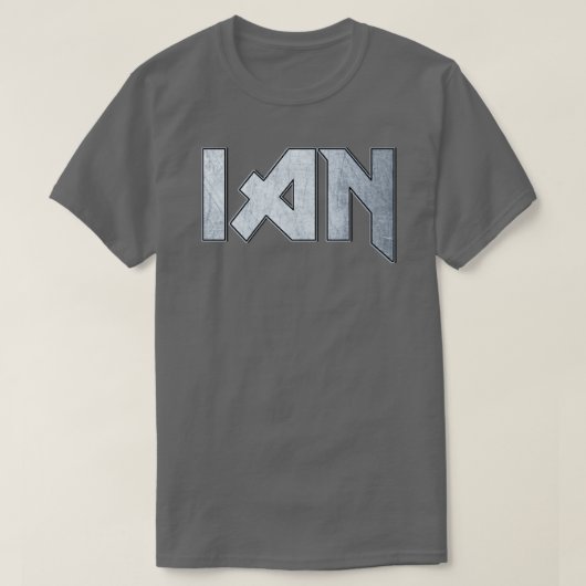 Heavy metal Ian T-shirt (Design voorkant)