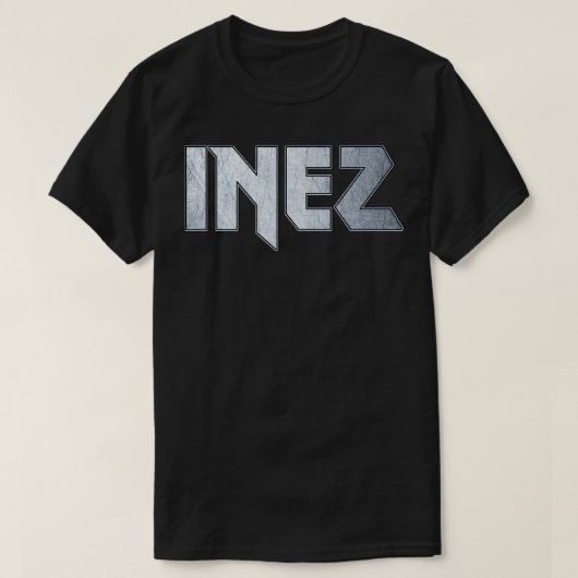 Heavy metal Inez T-shirt (Design voorkant)
