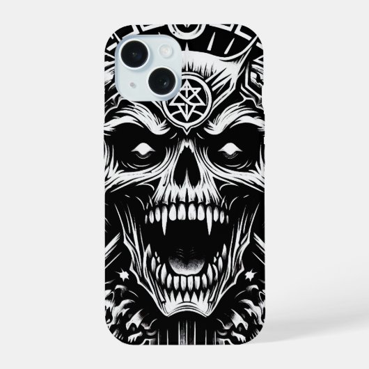 Heavy Metal iPhone 15 Case (Achterkant)