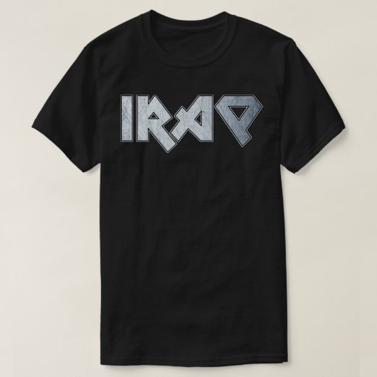 Heavy metal Irak T-shirt (Design voorkant)