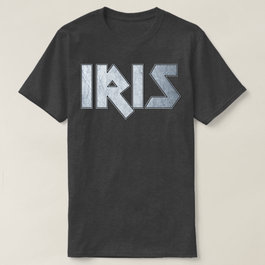 Heavy metal Iris T-shirt (Design voorkant)