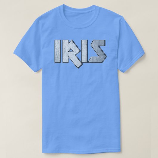 Heavy metal Iris T-shirt (Design voorkant)