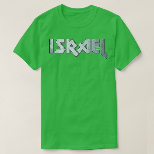 Heavy metal Israël T-shirt (Design voorkant)