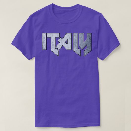Heavy metal Italië T-shirt (Design voorkant)