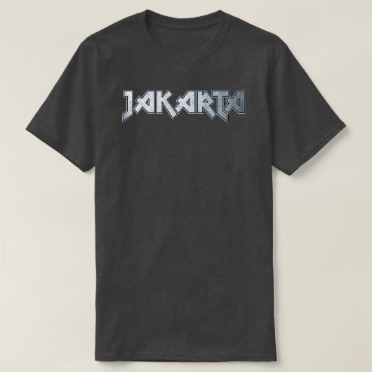 Heavy metal Jakarta T-shirt (Design voorkant)
