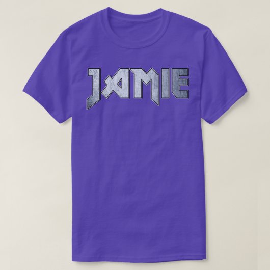 Heavy metal Jamie T-shirt (Design voorkant)